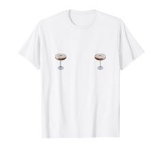 PRICES MAY VARY. Lightweight, Classic fit, Double-needle sleeve and bottom hem Martini Graphic, Dirty Martini, Espresso Martini, Branded T Shirts, Martini, Espresso, Graphic T Shirt, Top Styles, Fashion Branding