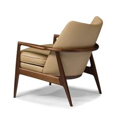 Thayer Coggin Milo Baughman Draper Chair with Button Tufting 1230-103 Contemporary Lounge Chair, Plywood Interior, Thayer Coggin, Furniture Design Wooden, Milo Baughman, 3d Warehouse, Back View, Chair Backs, Furniture Design Modern