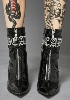 Classy Goth, Gothic Shoes Boots, Rockabilly Accessories, Goth Rave, Occult Fashion, Goth Clothing