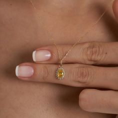 Citrine is known as the stone of good luck, and what could be more luckier than a 14k gold citrine necklace? Wear it close to your heart and feel the power of the gemstone! 14K Gold Citrine Necklace, 14k Zirconia Citrine Oval Pendant, 14k Solid Yellow - White - Rose Minimal Gold Dainty Necklace for Women -- ⋆ This product is designed with Runda's fine handcrafting with sustainable methods. ⋆ Express-insured shipping to the whole world and delivery to cargo in only 3 business days. ⋆ Free return Pendant For Necklace, Real Gold Necklace For Women, Yellow Topaz Necklace, Yellow Stone Necklace, 14k Gold Oval Amber Jewelry, Yellow Gold Citrine Oval Pendant Jewelry, Gold Citrine Jewelry In Oval Cabochon Shape, Oval Yellow 14k Gold Necklace, Yellow Oval 14k Gold Necklace