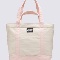 Tell All Zip Tote Bag is a durable tote that gets you to your location with everything you need. Shell: 100% Cotton fabric Exterior slip pocket Dimension: 14'' H x 20'' W x 6 1/2'' D Capacity: 23.5 liters | Vans Tell All Zip Tote Bag Snow Surfing, Vans Bags, Vans Store, Vans Logo, Zip Tote, Vans Shop, Promotional Gifts, Tote Bags, Shells