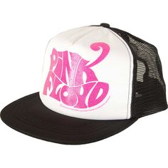 Pink Logo Flat Bill Trucker Cap Pink Trucker Snapback Hat With Flat Brim, Pink Trucker Baseball Cap With Flat Brim, Pink Trucker Cap With Flat Brim, Pink Curved Bill Baseball Cap For Summer, Pink Summer Trucker Baseball Cap, Pink Snapback Hat For Streetwear With Flat Brim, Summer Pink Baseball Cap With Letter Print, Pink Flat Brim Trucker Hat For Streetwear, Pink Hip Hop Hats For Streetwear