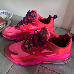 I Didn’t Wear But Once So Basically Brand New Pink Athletic Shoes, Shoes Nike Air, Pink Nike, Hype Shoes, Nike Shoes Outlet, Fresh Kicks, Nike Air Max 270, Air Max 270, Shoes Outlet