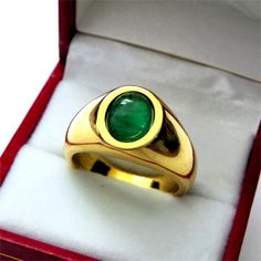 AAAA Emerald Cabochon   9x7mm  1.62 Carats   in  Heavy 18K Yellow gold MAN'S ring 20 grams. 2502 Formal Gold Cabochon Signet Ring, Classic Yellow Gold Signet Ring With Cabochon, Formal Yellow Gold Signet Ring With Oval Cabochon, Modern Cabochon Emerald Ring For Formal Occasions, Gold Oval Emerald Ring For Formal Occasions, Classic Cabochon Emerald Ring For Formal Occasions, Classic Domed Emerald Ring For Formal Occasions, Modern Formal Emerald Cabochon Ring, Formal Gold Emerald Oval Ring