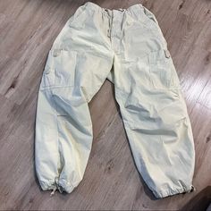 Worn Once Like New, Cream Color (Ecru) Cream Utility Bottoms For Spring, Jaded London Parachute Pants, Jaded London, Cream Color, Parachute Pants, Pant Jumpsuit, Pants For Women, Jumpsuit, Like New