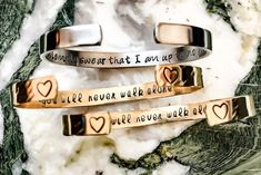 Your Name Here, Gift Box Included, Custom Bracelet, Personalize Hand Stamped Bracelet, Custom Coordinates Wedding Bridesmaid, Quote, Mantra Bracelet Cuffs, Fall Parties, Motivational Jewelry, Handstamped Bracelet, Custom Cufflinks, Medical Symbols, Stamped Bracelet, Custom Bracelet, Inspirational Jewelry