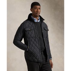 This Big & Tall jacket's water-repellent fabric and down-alternative fill are made with recycled polyester. It is finished with a signature shield patch that features our iconic Pony at the left sleeve. Black Outerwear With Patch Pockets For Outdoor, Black Outerwear With Patch Pockets For Outdoor Activities, Classic Quilted Outerwear For Outdoor, Ralph Lauren Long Sleeve Outerwear For Outdoor, Ralph Lauren Sport Coat For Winter, Luxury Long Sleeve Puffer Jacket For Outdoor, Classic Nylon Outerwear For Fall, Classic Nylon Outerwear For Winter, Fitted Quilted Outerwear For Outdoor Activities