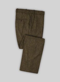 Cool, relaxed, crisp, comfortable, our Haberdasher Mustard Brown Tweed Pants look effortlessly stylish wherever worn. Crafted from pure wool, the pants exude quiet confidence, making them perfect for a multitude of occasions, from weddings to board meetings. In a subtly herringbone textured and rusted fabric, you can be sure you are making the right choice whenever you take it from your wardrobe. 
 
Look Includes   Haberdasher Mustard Brown Tweed Fabric   Cross Pocket  Flat Front  Two Welted Bac Campus Fashion, Brown Tweed Suit, Herringbone Texture, Fabric Cross, Master Tailor, Quiet Confidence, Campus Style, Tweed Pants, Coverall Jumpsuit