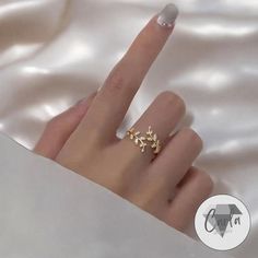 - Each piece of our jewelry is meticulously created with Love and Care ♡ W H A T  ∙  IS  ∙  T H I S - Discover the 14k Gold Plated Leaf Ring, a charming and delicate accessory that beautifully combines nature-inspired elegance with a minimalist design. This adjustable silver ring offers a touch of sophistication and versatility, making it a perfect addition to any jewelry collection. Elevate your style effortlessly with this cute, nature-themed piece that adds a subtle yet stunning flair to any Delicate Open Crystal Ring For Promise, Minimalist Flower Open Ring For Wedding, Minimalist Open Flower Ring For Wedding, Minimalist Butterfly Ring For Wedding, Minimalist Round Butterfly Ring For Wedding, Dainty Open Butterfly Ring For Promise, Minimalist Open Flower Ring For Anniversary, Dainty Couple Rings With Simple Open Design, Dainty Couple Rings With Open Design