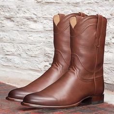 Category:Boots; Upper Materials:PU; Season:Summer,Fall; Gender:Men's; Toe Shape:Round Toe; Style:Classic,Vintage,Business; Boot Shaft:Mid-Calf Boots; Outsole Materials:Rubber; Occasion:Daily,Outdoor; Closure Type:Loafer; Shipping Weight:1.0; 2024 Trends:Cowboy Boots,Biker boots; Foot Length:null; Size chart date source:Provided by Supplier.; US Size:null; UK Size:14.5; EU Size:50 Casual Snip Toe Boots For Western-themed Events, Western Mid-calf Summer Boots, Casual Moto Boots For Ranch In Winter, Fitted Leather Moto Boots For Outdoor, Fitted Rugged Moto Boots With Round Toe, Rugged Fitted Moto Boots With Round Toe, Brown Rugged Moto Boots, Fitted Brown Rugged Moto Boots, Casual Summer Ranch Boots