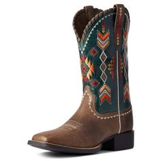 Southwestern Embroidery, Sister Necklaces, Ariat Western Boots, Cute Cowgirl Boots, Ariat Boots Womens, Western Shoes, Bota Country, Womens Cowgirl Boots, Country Style Outfits