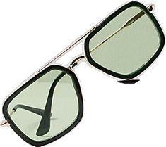 Trendy Rectangular Aviator Sunglasses With Mirrored Lenses, Trendy Aviator Sunglasses With Metal Frame, Trendy Square Frame Metal Aviator Sunglasses, Trendy Square Frame Aviator Sunglasses With Metal Frame, Trendy Green Aviator Sunglasses, Trendy Green Tinted Aviator Sunglasses, Classic Aviator Sunglasses, Boho Clothing, Aviator Sunglasses