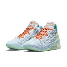 Diana Taurasi x Nike LeBron 18 EP La Cabra CQ9284-401 High-top Custom Sneakers With Boost Midsole For Basketball, Nike Basketball Shoes With Abzorb Midsole, Nike Custom Basketball Sneakers, Nike Custom Sneakers With Boost Midsole For Basketball, Basketball Shoes With Abzorb Midsole And Lace-up Design, Lace-up Basketball Shoes With Abzorb Midsole, Green High-top Basketball Sneakers, Nike Custom Sneakers For Basketball, High-top Sneakers With Air Max Cushioning For Sports