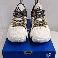 Nike Giannis Immortality Championship White Gold Black Mens Sz 11 Cz4099-100 New With Box Nike Giannis Immortality, Nike Air Max Trainers, Nike Air Max Command, Giannis Immortality, Nike Air Uptempo, Nike Vapormax Flyknit, Nike Pegasus, Nike Id, Nike Roshe Run