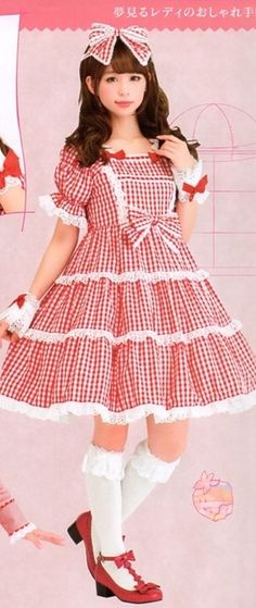 Country OP from Otome no Sewing 7 Otome No Sewing, Country Lolita, Frilly Socks, Kawaii Style, Fashion Board, J Fashion