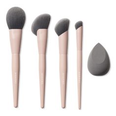 Face Shaping Essentials Bamboo & Charcoal-Infused Face Brush Set - Morphe | Ulta Beauty Grandma Bathroom, Vacation Makeup, Face Brush Set, Dream Wishlist, Clay Bead Necklace, Morphe Makeup, Beautiful Butterfly Photography, 2024 Wishlist, Current Obsession