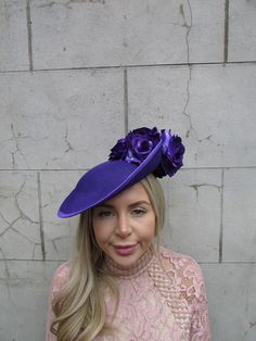 Thank you for visiting our shop! Please note that we will be on holiday until the 6th of January 2025. Orders can be placed during that time and will be shipped on the 6th of January when we're back. Wishing you all a Merry Christmas and Happy New Year! This hat is perfect for special occasions. Featuring purple detailing . Mounted on a thin headband. The bottom of the hat measures 28cm across at it's widest point. Perfect for races, weddings and special occasions! Made in the UK -   . Made in t Feather Fascinator, Feather Fascinators, Fascinator Hat, Fascinator Hats, Fascinator, Wedding Guest, About Uk, Caps Hats, Accessories Hats