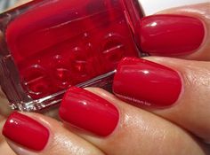 Twin Sweater Set – a blue-based true crimson red hue in a jelly-esque formula Twin Sweater, Base Coat Nail Polish, Essie Colors, Caviar Nails, Nail Time, True Winter, Polish Colors, Essie Nail