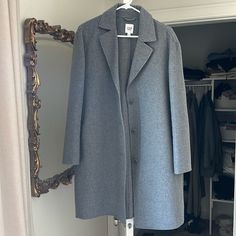 Great Length, Has Pockets. Wool Coat Women, Gap Women, Gap Jacket, Gap Jackets, Great Lengths, Pea Coats, Wool Coat, New Color, Gap