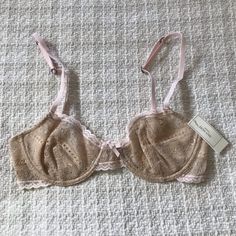 Subtle Shimmer Lurex Threads W/Light Pink & Nude Color. Adjustable Single Hook Gilly Hicks, Demi Bra, Nude Color, Women's Intimates, Light Pink, My Style, Bra, Lace, Outfit Inspo