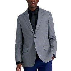 Elevate your style with this J.M. Haggar Tailored Fit Windowpane Sportcoat.Elevate your style with this J.M. Haggar Tailored Fit Windowpane Sportcoat.FEATURES Button front closure Long sleeves 2 flap pockets, 1 slip chest pocket 1 interior chest pocket Piped interiorFIT & SIZING Slim, straight fitFABRIC & CARE Polyester, viscose rayon, elastane Dry clean Imported Size: 44 Short. Color: Medium Gray. Gender: male. Age Group: adult. Professional Single Breasted Sport Coat For Fall, Fitted Plaid Outerwear With Welt Pockets, Professional Fall Sport Coat With Welt Pockets, Fitted Plaid Outerwear For Business Casual, Slim Fit Professional Outerwear For Business Casual, Professional Slim Fit Outerwear For Business Casual, Professional Long Sleeve Outerwear With Welt Pockets, Fall Slim Fit Blazer With Welt Pockets, Professional Fitted Outerwear For Fall