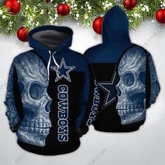 Shipping from the US. Easy 30 day return policy, 100% cotton, Double-needle neck, sleeves and hem; Roomy Unisex Fit. Dallas Cowboys Skull, Skull Style, Pull Over Hoodie, Sweater Tshirt, Hoodie For Men, Skull Fashion, 3d Hoodie, 3d T Shirts, Zipper Hoodie