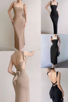 USE THIS CODE : RANGER2077 ,FOR EXTRA DISCOUNT AND ANY ORDER 💕 Backless Outfits, Korean Fashion Women Dresses, Classy Prom, Maxi Bodycon Dress, Classic Style Outfits, Aesthetic Dress, Fashion Top Outfits, Modest Dresses Casual