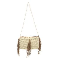 MAGID WOMEN'S PAPER STRAW BAG WITH FRINGE Size: ONE SIZE FIT ALL. Color: Off-White. Gender: female. Age Group: adult. Summer Beige Bags As Fashion Accessory, Beige Summer Fashion Bag, Summer Cream Clutch Shoulder Bag, Gold Rectangular Bag With Fringe, Gold Fringe Rectangular Bag, Summer Fashion Pouch Shoulder Bag, Beige Clutch Shoulder Bag, Fashionable Beige Clutch Shoulder Bag, Beige Fringe Pouch Bag