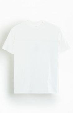 Experience comfort throughout the week with The PacSun Premium T-Shirt. Boasting a classic crew neckline, short sleeves, and a regular fit, its soft premium cotton fabrication ensures a luxurious feel that complements your daily style effortlessly.


	Crew neckline
	Short sleeves
	Regular fit
	50% Cotton, 50% polyester
	Machine washable
	Model is wearing size medium
	Model Measurements: 6'3” Height, 30" Waist, 39” Chest Oversized Short Sleeve T-shirt For Everyday, Classic Crew Neck T-shirt For Everyday, Classic Short Sleeve T-shirt For Streetwear, Minimalist Crew Neck T-shirt For Summer, Solid Color Boxy Fit Short Sleeve T-shirt, Simple Oversized T-shirt, Minimalist Graphic Print T-shirt With Short Sleeves, Minimalist Graphic Print Short Sleeve T-shirt, Minimalist Short Sleeve T-shirt With Graphic Print