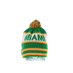 NOS Vintage 90s University of Miami Hurricanes Spell Out Knit Winter Beanie Hat Beanie Hat New without tags Multicolor Acrylic US Shipping is Free Canada is $15 and International is $24 Check out my other items in my store! PH3 Retro Winter Hat One Size, Retro Winter Beanie Hat, Retro Winter Hat, Retro Beanie Hat One Size, Winter Snapback Hats For Sports Events, Vintage Winter Hats One Size, One Size Beanie For Sports Events, One Size Fits Most Beanie For Sports Events, One Size Fits Most Sports Beanie