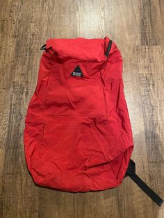 Excellent condition Designer Raf Simons Red oversized backpack Smoke free home From top to bottom 28" Width 17" Red Nylon Backpack, Red Nylon Backpack For Everyday, Red Nylon Backpack For Outdoor, Red Outdoor Backpack, Casual Camping Backpack, Red Outdoor Standard Backpack, Casual Nylon Bag For Camping, Red Backpack For Outdoor Activities, Red Casual Outdoor Backpack