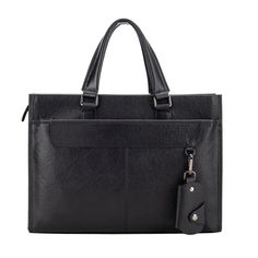 Color: black Business Briefcase, Bag Business, Bags Leather Handbags, Computer Bag, Mens Leather Bag, Computer Bags, Casual Tote, Womens Crossbody Bag, Chest Bag