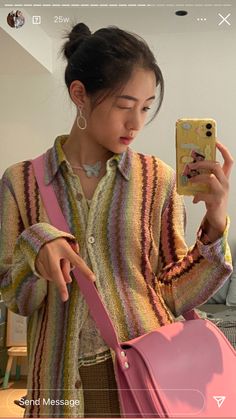 K Fashion Summer Korean Style, Colourful Outfits, Dream Clothes, Fashion Poses, Looks Vintage, Outfits Casuales, Look Cool