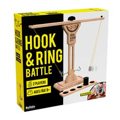 the hook and ring battle game is in its box