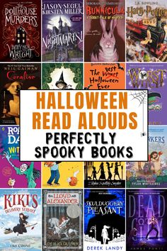 halloween read alouds Third Grade Halloween, Third Grade Books, Middle School Book List, October Books, Halloween Books For Kids