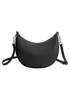 Create a stylish and practical look with our compact Sasha crossbody bag. The mini hobo bag can be worn two ways; top handle and as a crossbody bag. The sleek design is enhanced by the silver hardware, adding a touch of sophistication to your daily outfits. Adjust the ends to create a convenient handle for a versatile look. Recycled Vegan Leather 9.5"W x 6.5"H x 3"D Handle Drop: 3" Strap Length: 40" Zipper Closure Silver-Tone Hardware OEKO-TEX Certified Lining Fits up to an iPhone 14 Pro Versatile Hobo Shoulder Bag With Silver-tone Hardware, Chic On-the-go Shoulder Bag With Silver-tone Hardware, Trendy Everyday Hobo Bag With Silver-tone Hardware, Modern Crossbody Hobo Bag With Adjustable Handle, Versatile Crossbody Shoulder Bag With Silver-tone Hardware, Trendy Evening Hobo Bag With Round Handle, Shoulder Bag With Silver-tone Hardware And Round Handle, Sleek Hobo Bag With Removable Pouch, Air Clothes