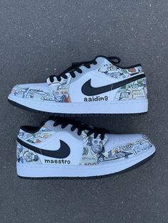 "Benjamin Franklin" Air Force 1 custom by UkraineCustomHub    * I use original brand-new sneakers * Сustomization completely handmade * Every pair made to order   * Waterproof (paint is not washed off). Wear in any weather  * Worldwide shipping is available * All sales are final since these are made to order Turn around time 1-2 weeks + Shipping Time    📌Customer has the right to ask a photo of his shoes to make sure that you like the design and how they turned out. Please read our Disclaimer & Custom Sneakers For Streetwear, Custom Low-top Sneakers With Rubber Sole, Custom Sneakers With Rubber Sole For Streetwear, Custom Sneakers For Streetwear With Rubber Sole, Custom Streetwear Sneakers With Rubber Sole, Custom Low-top Skateboarding Sneakers, Custom Sneakers With Round Toe For Skateboarding, Custom Low-top Sneakers With White Sole, Sporty Custom Artwork Low-top Sneakers