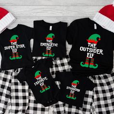 *If you would like a colour or size that is not listed, please contact us. Celebrate the holiday season in style with our Custom Elf Shirt! Perfect for family gatherings, Christmas photos, or as a fun festive gift, these personalized elf shirts are a delightful way to bring holiday cheer. Customize each shirt to match your family's unique style and spread the holiday spirit 🎄. -Comfortable fit: Soft, breathable fabric ensures comfort during all holiday activities. -Festive colors: Choose from a Christmas Jammies Family, Christmas Elf Shirts, Elf Shirts, Personalized Elf, Pajama Outfit, Elf Shirt, Family Christmas Party, Christmas Jammies, Christmas Family Photos