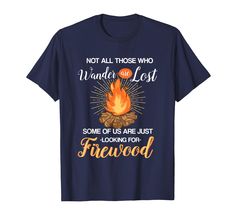 PRICES MAY VARY. Do you like to go camping with your family and friends? Are you looking for a birthday gift or Christmas Gift for someone who loves outdoor vacation and sitting at the campfire? Then this funny Camping T-Shirt is perfect for you! This Not All Those Who Wander Are Lost Some of us are just looking for firewood Shirt is an exclusive novelty design. Grab this Funny Camper Tee Shirt as a gift for someone who loves outdoor activities like camping, hiking and sitting around the bonfire Firepit Shirt, Camping Shirts Funny, Camper Shirt, Camping Camper, Funny Camping, Outdoor Vacation, Camping Humor, Tee Shirt Designs, Kids Boxing