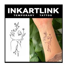 PRICES MAY VARY. Amazing Product: Different from you know ordinary temporary tattoo stickers or fake tattoos. It is so real and comparable to the real tattoo. It is a semi-permanent technology, waterproof, friction-resistant, and can last for a long time, staying on your skin for 1-2 weeks. Fashionable Design: All INKARTLINK tattoo designs are created by talented illustrators, storyterators, and entrepreneurs and they spend years completing their work. We are fortunate to cooperate with the best Small Watering Can, Flower Woman, Woman Design, Excessive Sweating, Real Tattoo, Semi Permanent Tattoo, Temporary Tattoo Stickers, Tattoo Removal, Permanent Tattoo