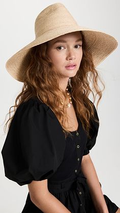 Janessa Leone Tinsley Straw Hat | SHOPBOP Straw Hats Outfit, Hat Outfit Summer, Janessa Leone Hat, Womens Straw Hats, Tailored Clothes, Janessa Leone, Natural Branding, Ageless Style, Sun Hats For Women