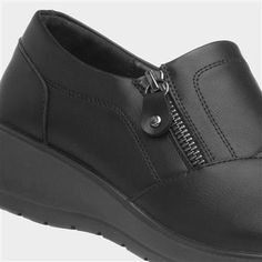 Shoe Zone, Black Wedge, Casual Shoe, Shoe Style, Casual Shoes, Wedges, Buy Online, Black