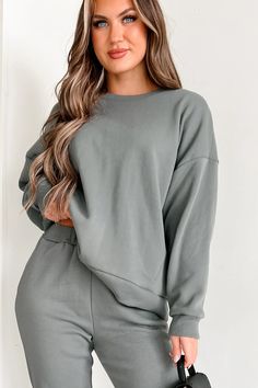 Lazy Weekend Oversized Fleece Sweatshirt (Olive) · NanaMacs Casual Khaki Sweatshirt For Loungewear, Oversized Khaki Sweatshirt For Loungewear, Khaki Fall Sweatshirt For Loungewear, Fall Khaki Sweatshirt For Loungewear, Khaki Sweatshirt For Fall Loungewear, Khaki Fall Loungewear Sweatshirt, Oversized Casual Olive Top, Casual Oversized Olive Top, Green Tops For Loungewear