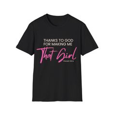 Le t-shirt doux donne une nouvelle dimension au confort décontracté avec un motif sincère « Merci mon Dieu d'avoir fait de moi cette fille » sur le devant et une écriture psaume au dos. Parfait pour ceux qui cherchent à exprimer leur gratitude et leur foi d'une manière élégante et significative.  Fabriqué à partir de matériaux très doux, ce t-shirt est 100 % coton pour des couleurs unies. Les couleurs chinées et le gris sportif incluent le polyester. Les épaules sont dotées d'une bande en sergé pour une meilleure durabilité. Il n'y a pas de coutures latérales. Le col est fabriqué en tricot côtelé pour éviter d'abîmer les boucles. Remarque : cet article est fabriqué sur commande à l'aide d'un service POD, mais le design a été réalisé exclusivement par le propriétaire du magasin. .: Fabriqué Express Gratitude, Psalm 139, Thank You God, Expressing Gratitude, Style T Shirt, Design T Shirt, Soft Style, Twill Tape