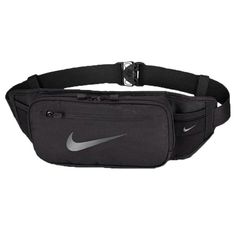 Nwt Nike Run Hip Pack Nike Bags, Hip Pack, Fanny Pack, Black Nikes, Nike Women, Zip Pockets, Divider, Age Group, Bag Lady