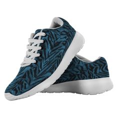 Higurashi Black and Blue Tiger Striped Blue Unisex Running Shoes/ Sneakers Are you looking for unisex high performance and ergonomic stylish men's or women's sneakers for training, sports, tennis shoes, running shoes, cross trainers, or casual uses? Or are you looking cool cool back to school sneakers? These sneakers c