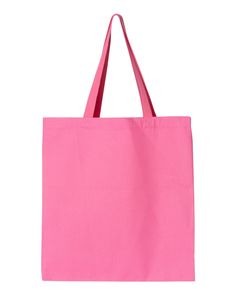 12.0 oz., 100% heavy cotton canvas; 20" web canvas handles; 9" handle drop; Imprint area: 10"W x 12"H Casual Pink Cotton Canvas Bag, Solid Color Cotton Tote Bag, Pink Cotton Tote Bag, Pink Cotton Canvas Bag For Daily Use, Eco-friendly Solid Color Cotton Bags, Pink Cotton Canvas Bag For Everyday Use, Everyday Pink Cotton Canvas Bag, Screen Print Cotton Bag For Gift, Cotton Screen Print Bag Gift