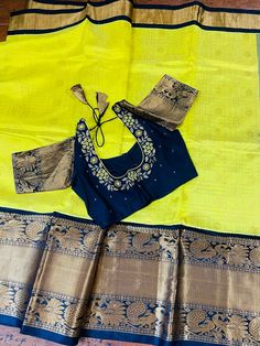 Lyte Weight Pattu Saree Blouse pattu Blouse kuppadam Tissue Pattu Saree Blouse saree Blouse yellow Saree Blouse black Blouse-silk Saree - Etsy Yellow Tussar Silk Sets For Diwali, Yellow Blouse For Puja During Diwali, Festive Yellow Tussar Silk Sets, Yellow Blouse For Transitional Wedding Season, Transitional Yellow Chanderi Choli, Yellow Tussar Silk Anarkali Sets, Yellow Silk Blouse Piece, Yellow Silk Choli With Cutdana Detail, Yellow Semi-stitched Silk Choli