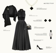 #modest #modestwear #modeststyle #modestclothing #modestfashionblogger #dress #dressesforwomen #outfitoftheday #ootd #outfitideasforwomen #outfitgoals #elegent #elegantdresses #gowns #aesthetic #inspo #moodboard #moodboardaest Van Cleef Arpels Watch, Turtleneck Maxi Dress, Dior Top, Black Dresses Classy, Valentino Garavani Bag, Elegant Dresses Classy, Quick Outfits, Stylish Work Outfits