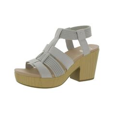 Manufacturer: Dr. Scholl's Shoes Size Origin: US Style Type: Platform Sandals Collection: Dr. Scholl's Shoes Closure: Material: Fabric/Man Made Fabric Type: Faux Suede Sku: BH5726865 Size: 10.  Color: Gray.  Gender: female.  Age Group: adult. Coral And Gold, Shoes Womens, Suede Heels, Platform Sandals, New Black, Faux Suede, Shoes Women Heels, Ankle Strap, Clothing And Shoes